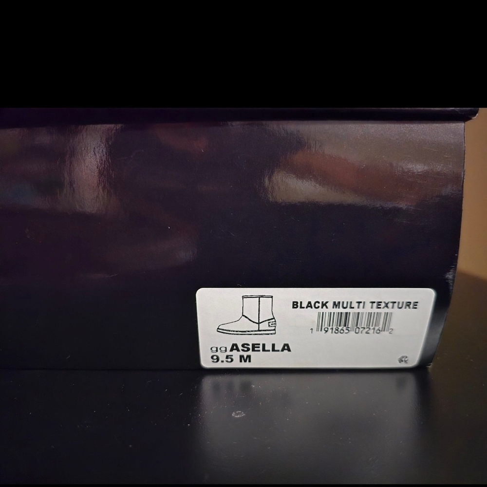 G by Guess Asella Black Multi Texture Boots